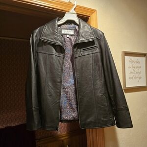 Women's Black Leather Jacket